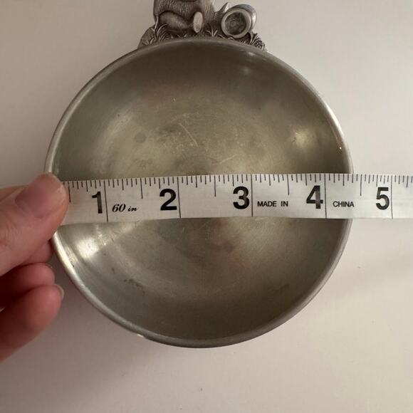 Danforth Pewter Disney Classic Winnie the Pooh Baby Cup and Bowl - Picture 9 of 11